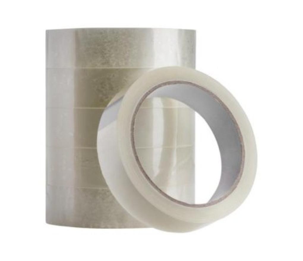 Kleefband 25 mm x 66 m PP - Per stuk