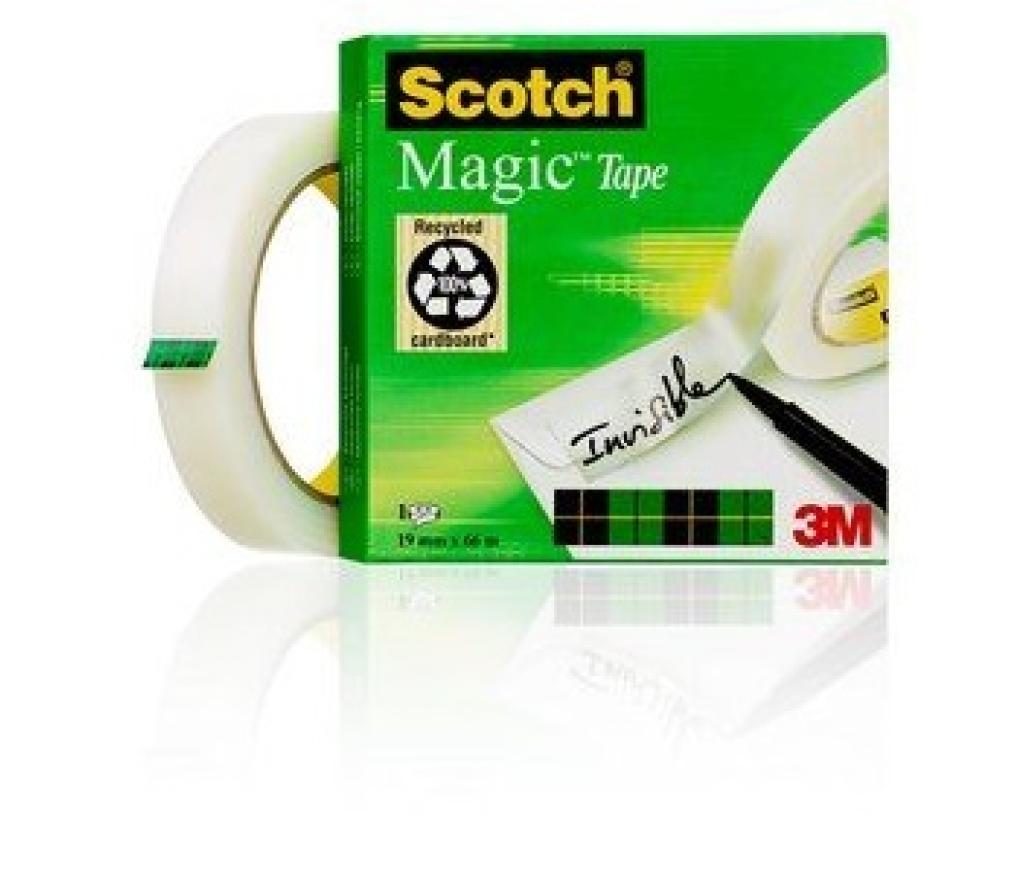 Kleefband Scotch Magic Tape 810 19 mm x 66 m - Per stuk