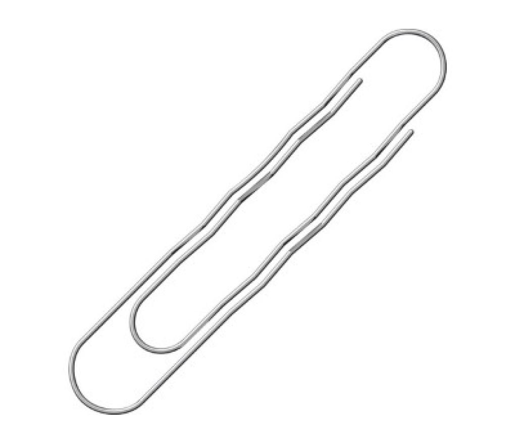 Papierklem 77 mm gegolfd doos/100 - Per pak