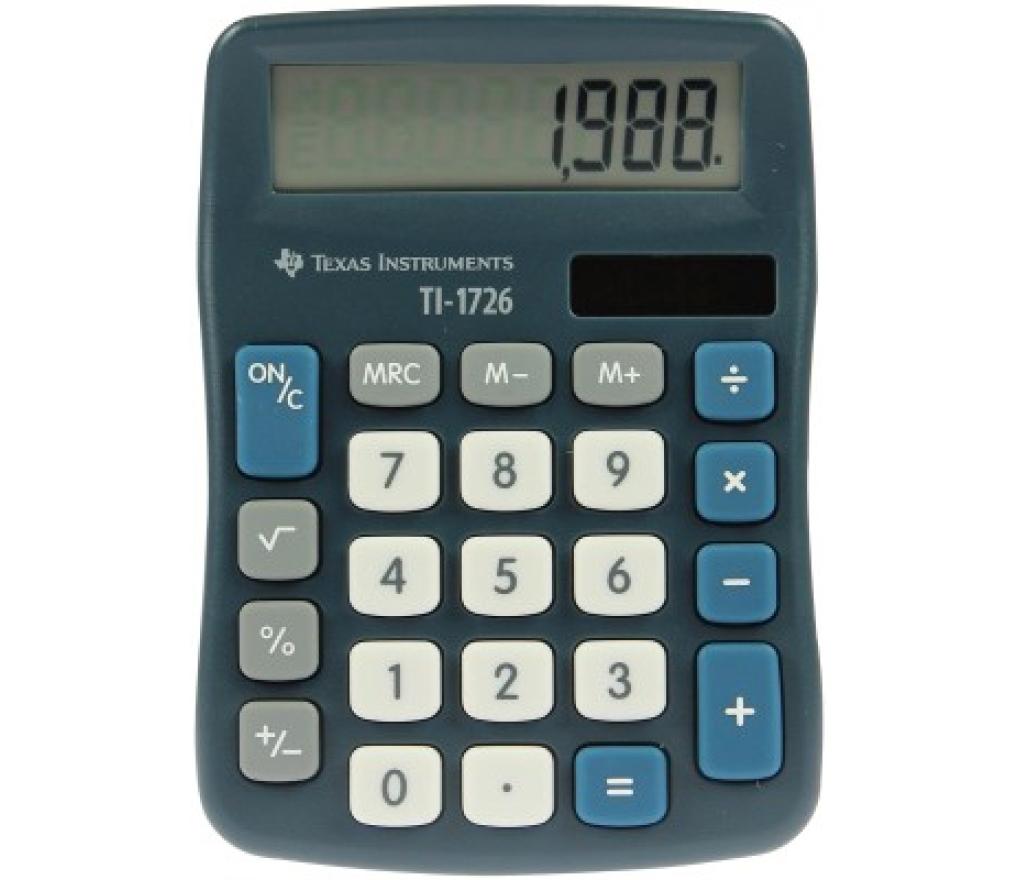 Rekenmachine desktop Texas Instruments TI1726 - Per stuk