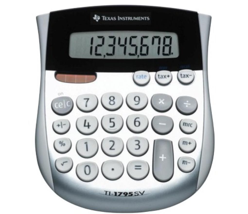 Rekenmachine desktop Texas Instruments TI1795 - Per stuk