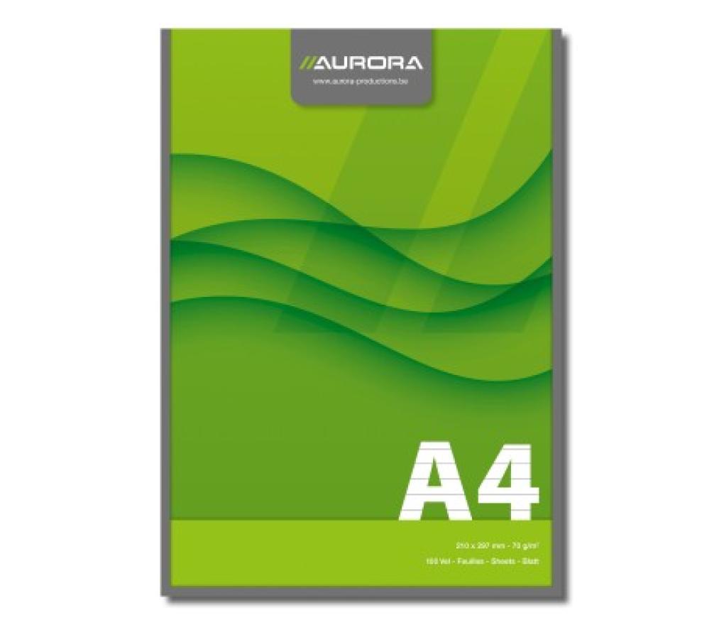 Briefblok A4 210 x 297 mm 100 blad gelijnd - Per stuk