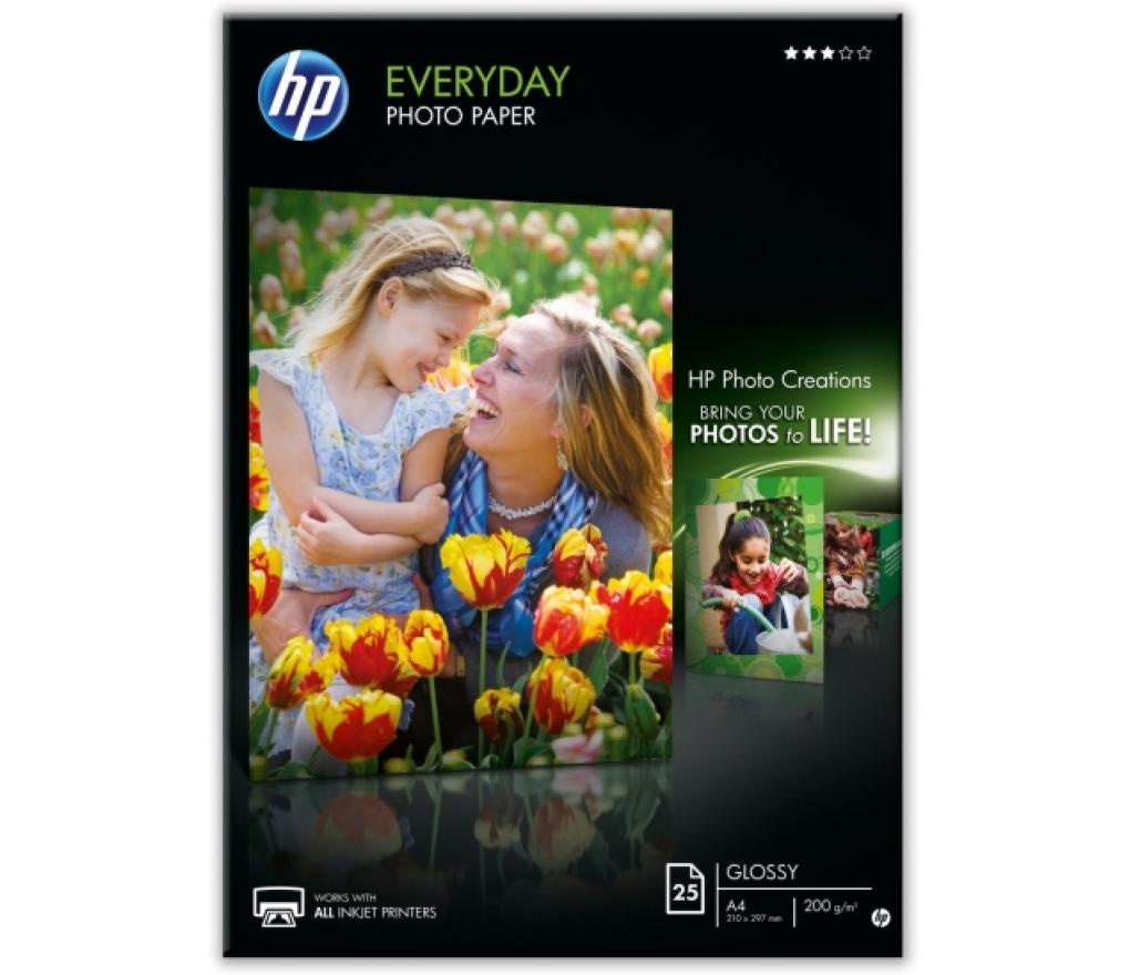 Fotopapier HP Q5451A A4 200 g every day glossy doos/25 - riem