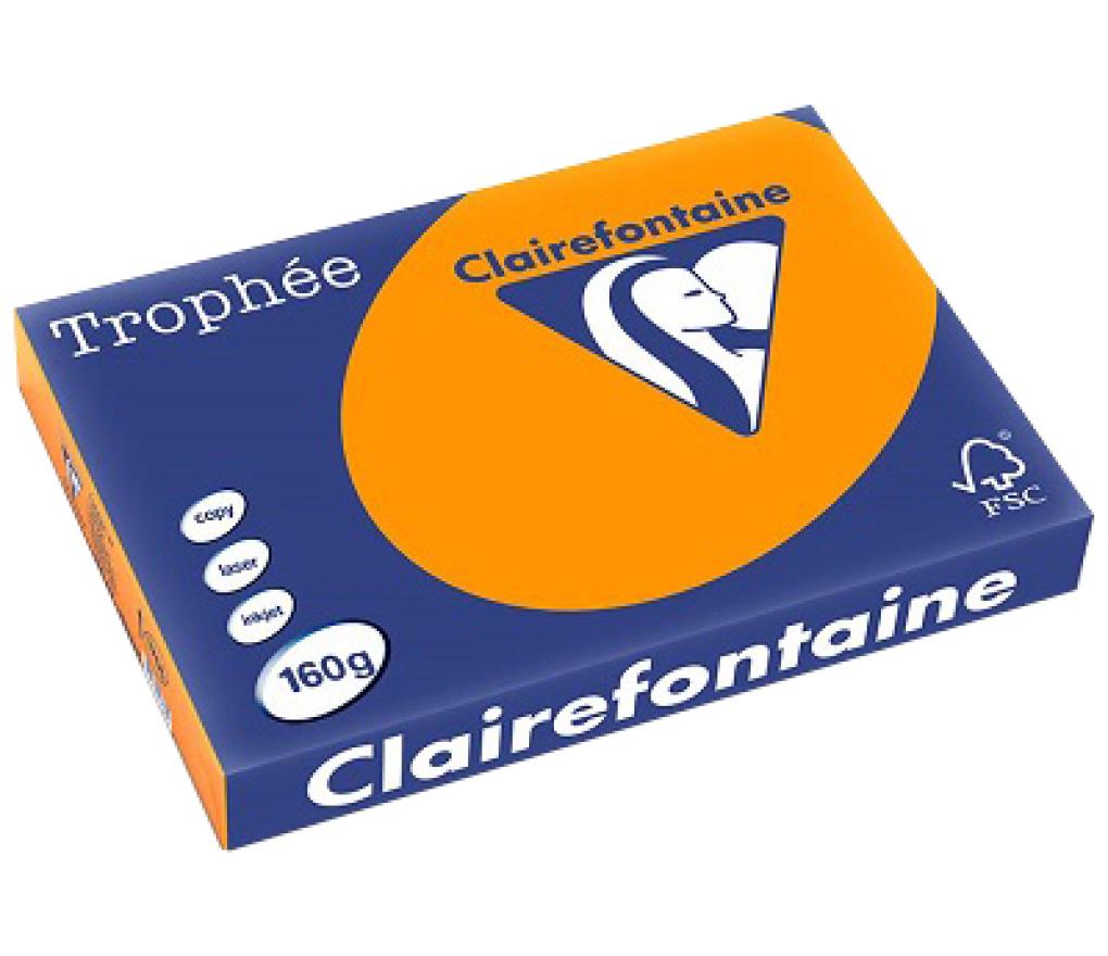 Kopieerpapier A3 160 g CLF Trophée intens 1766 fel oranje riem/250 - riem