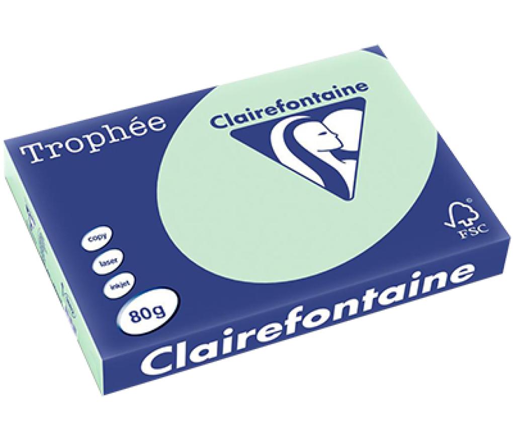 Kopieerpapier A3 80 g CLF Trophée pastel 1882 groen riem/500 - riem
