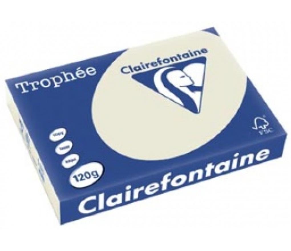 Kopieerpapier A4 120 g CLF Trophée pastel 1201 parelgrijs riem/250 - riem