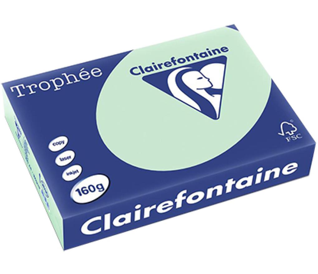 Kopieerpapier A4 160 g CLF Trophée pastel 2635 groen riem/250 - riem