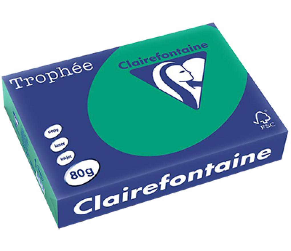 Kopieerpapier A4 80 g CLF Trophée intens 1783 dennengroen riem/500 - riem