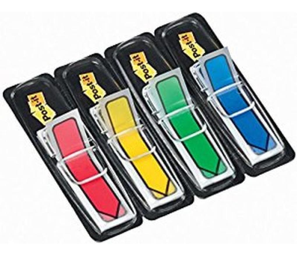 Post-it flags pijlen 4 kleuren x 24 - Per pak