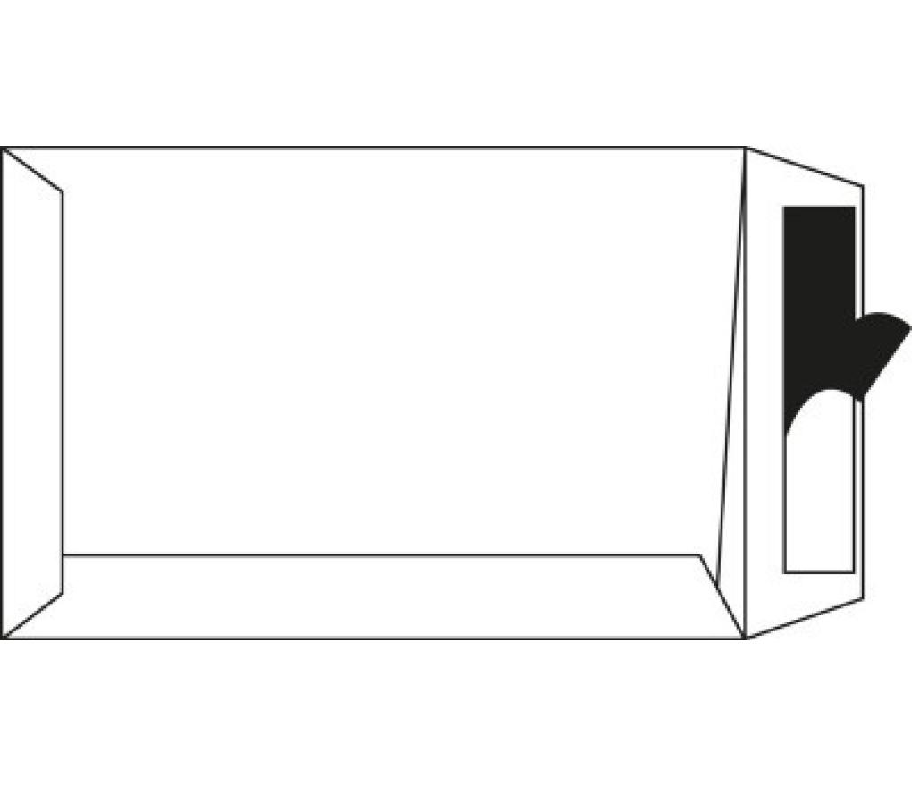 Zakomslag 160 x 240 mm 90 g zelfklevend met strip gems doos/250 - Per pak