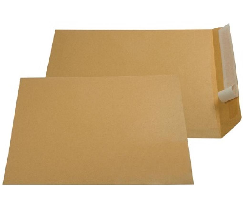 Zakomslag 230 x 310 mm 90 g zelfklevend met strip gems doos/250 - Per pak