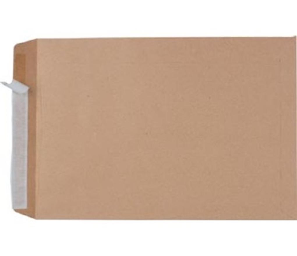Zakomslag 230 x 350 mm 90 g zelfklevend met strip gems doos/250 - Per pak