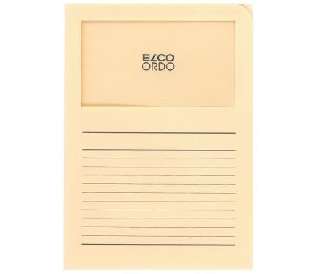 L-map pergamijn venster Elco Ordo A4 beige doos/100 - Per pak