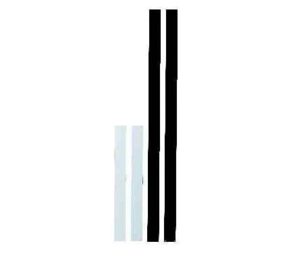 Metaalband magneethoudend zelfklevend 50 mm x 100 cm wit - Per stuk
