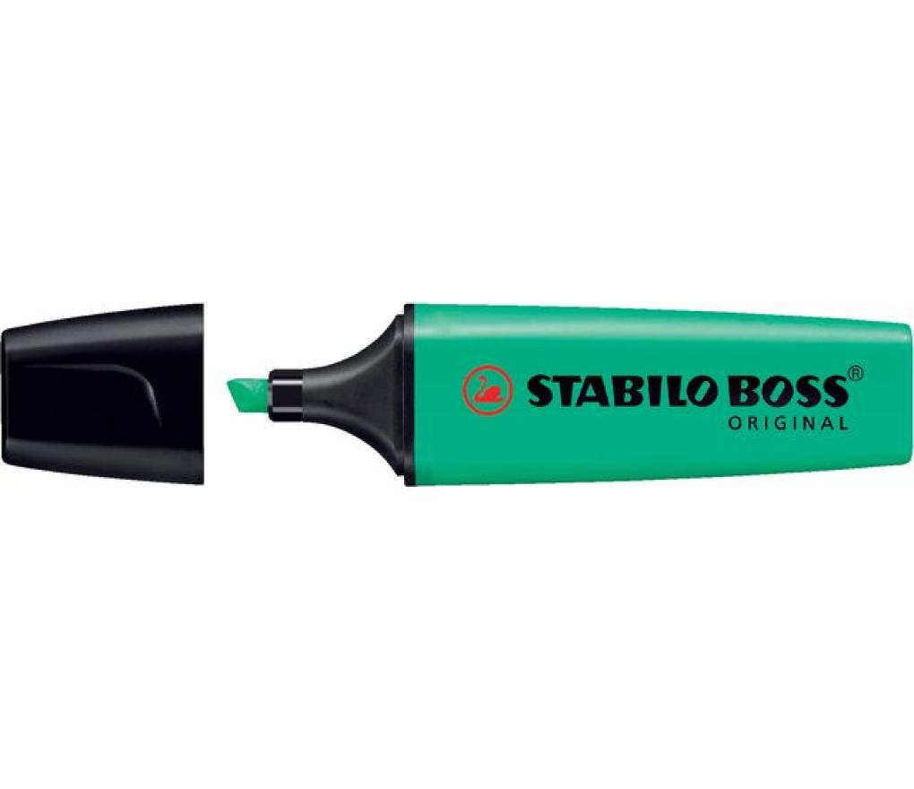 Fluostift Stabilo Boss 70/51 turkoois - Per stuk
