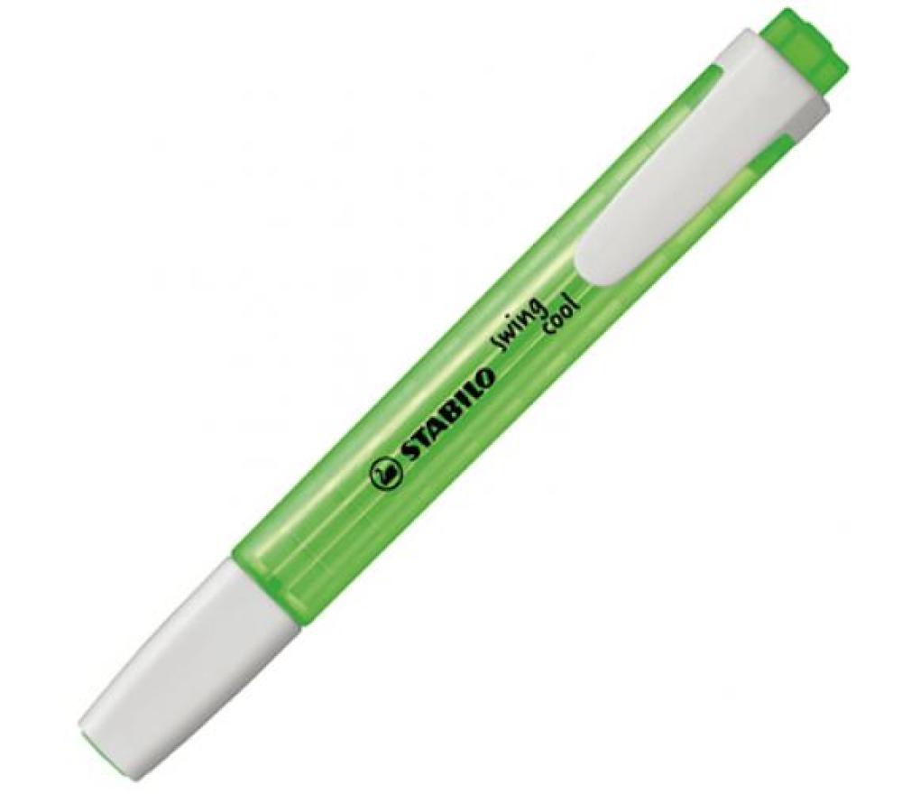 Fluostift Stabilo Swing cool groen - Per stuk