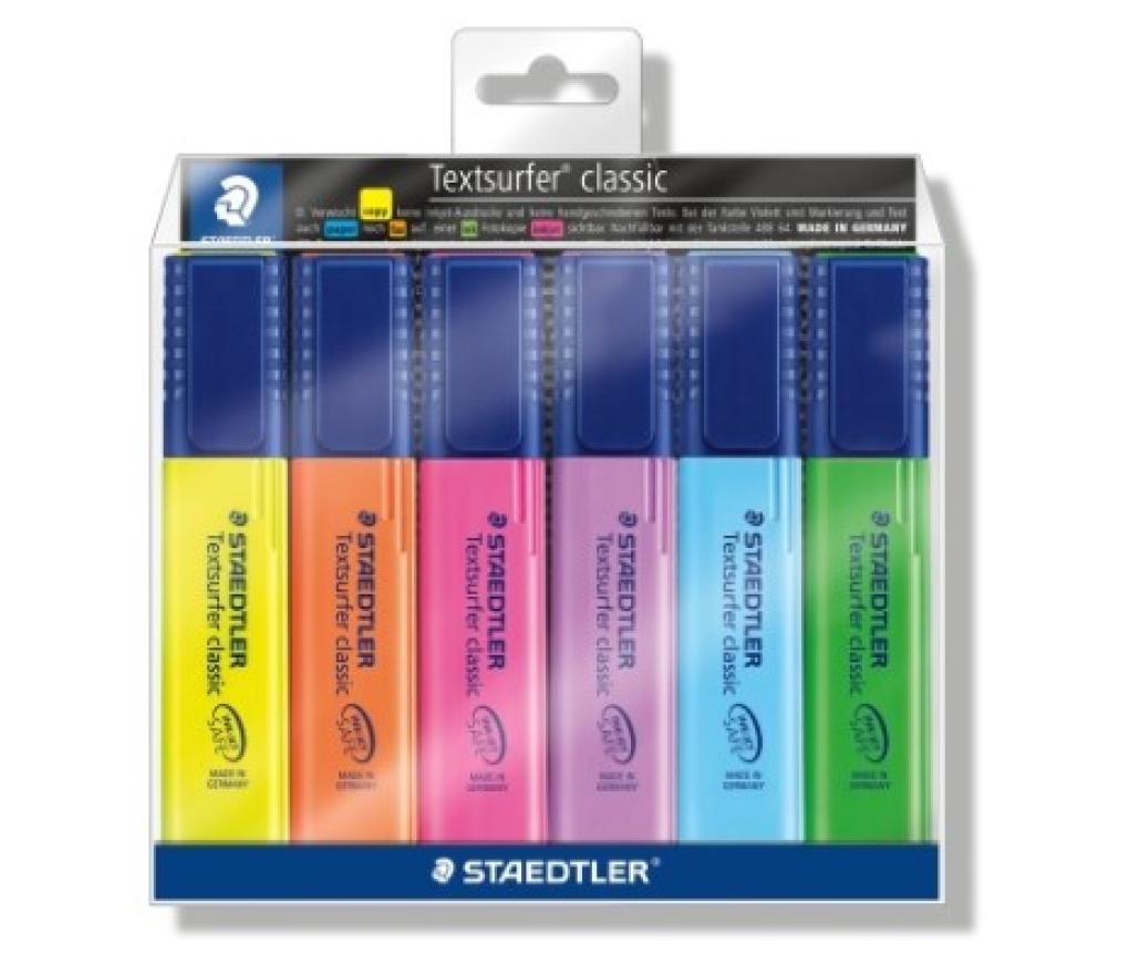 Fluostift Staedtler Textsurfer 364 set/6 - Per pak