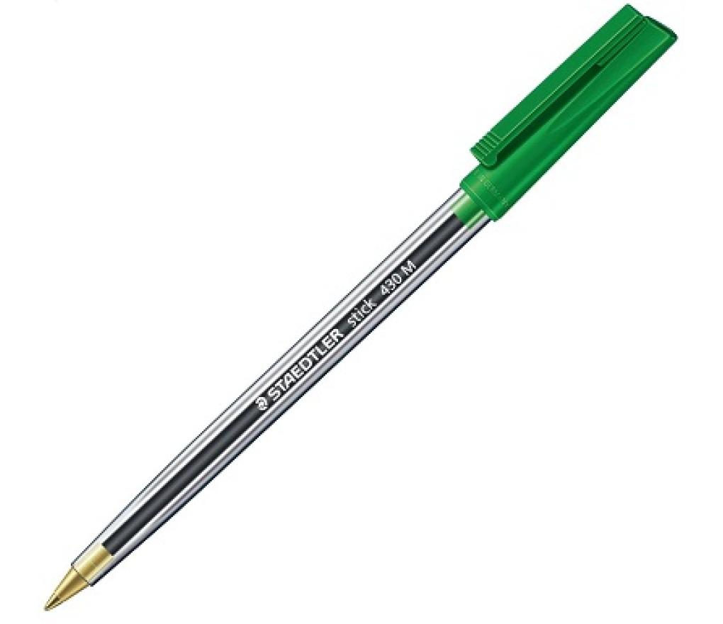 Kogelpen Staedtler 430 medium 0,35 mm groen - Per stuk