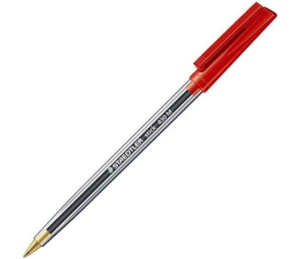 Kogelpen Staedtler 430 medium 0,35 mm rood - Per stuk
