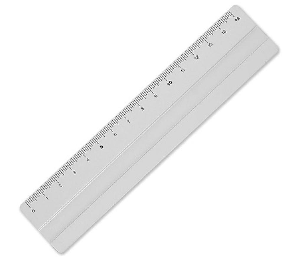 Lat 15 cm aluminium - Per stuk