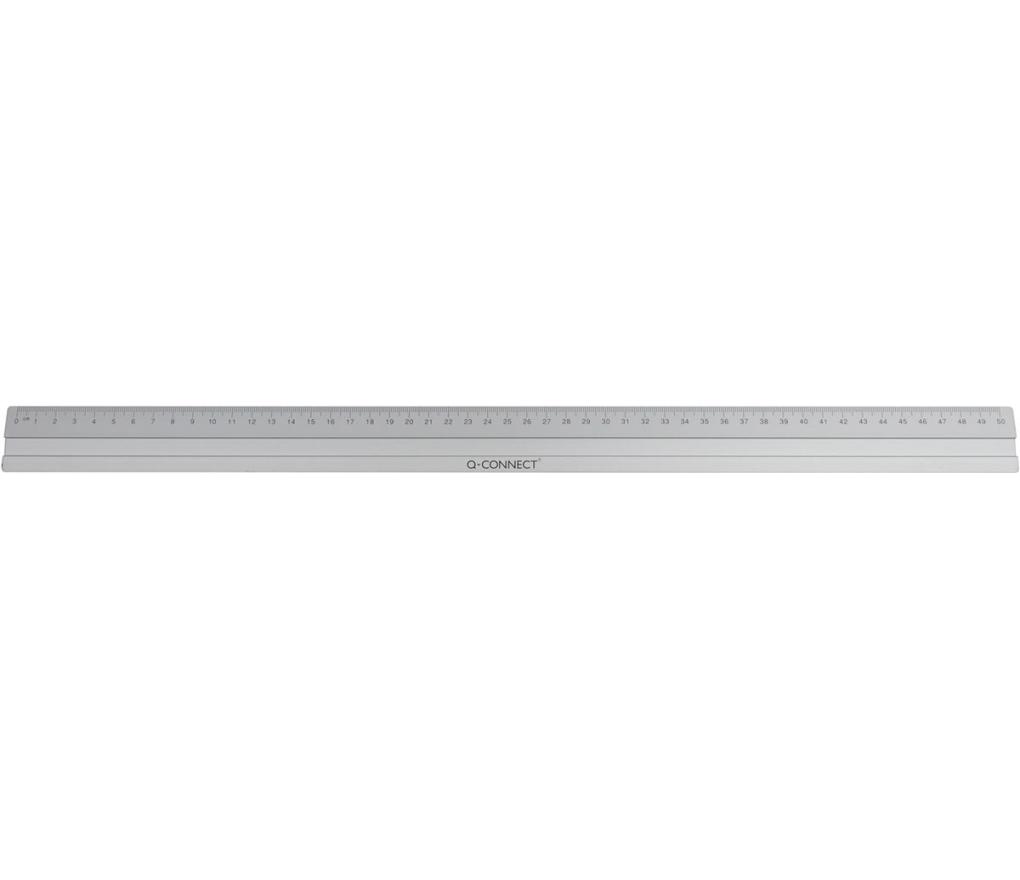 Lat 50 cm aluminium - Per stuk