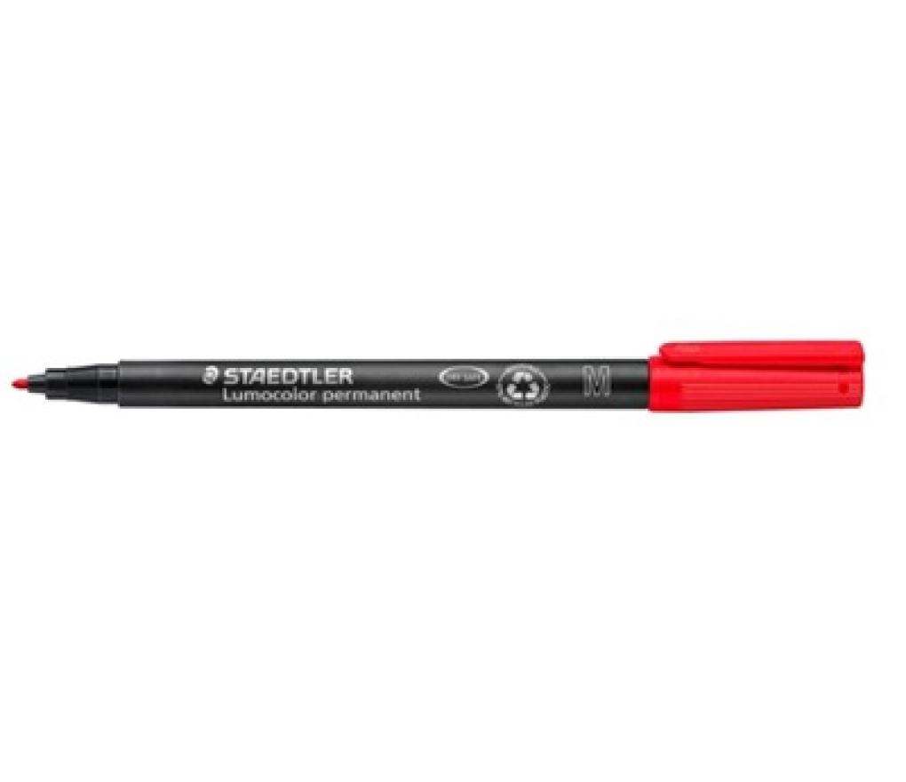 Lumocolor Staedtler permanent medium 317-2 rood - Per stuk