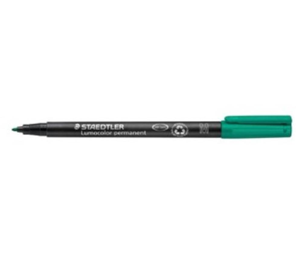 Lumocolor Staedtler permanent medium 317-5 groen - Per stuk