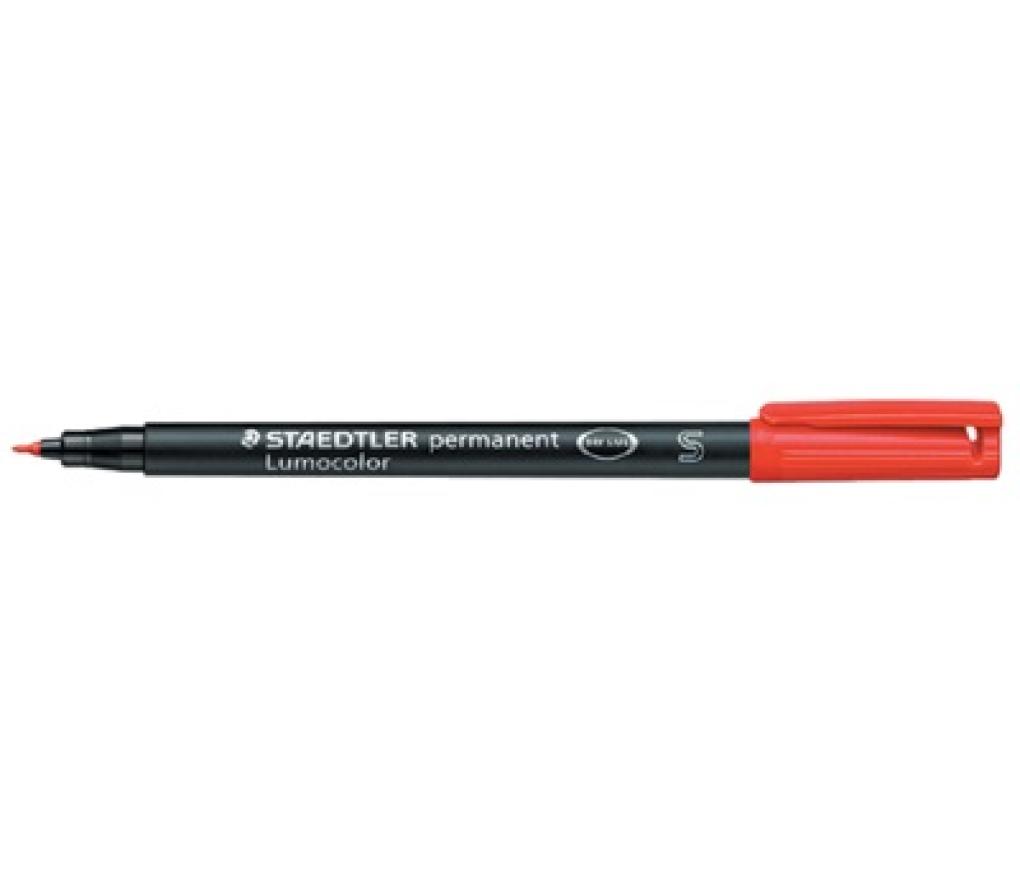 Lumocolor Staedtler permanent superfijn 313-2 rood - Per stuk