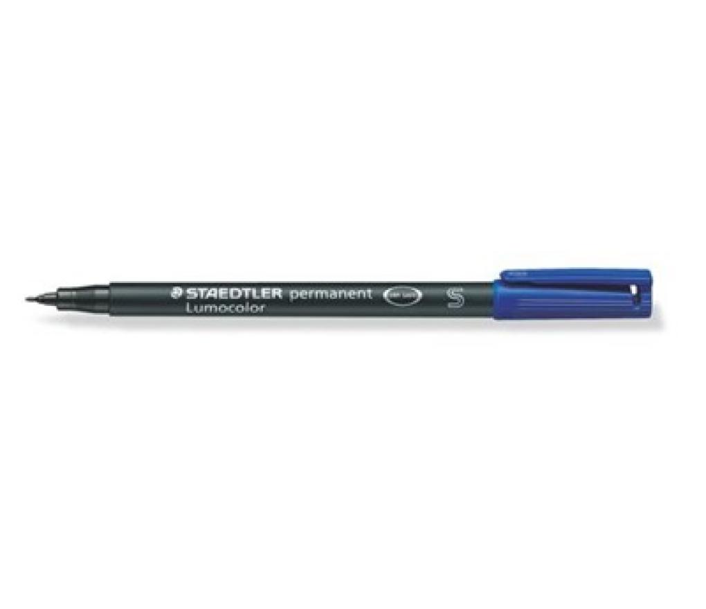 Lumocolor Staedtler permanent superfijn 313-3 blauw - Per stuk