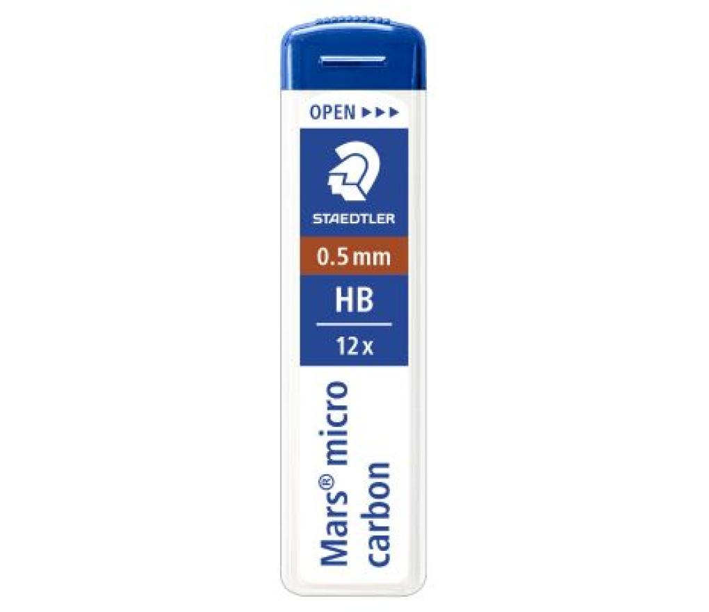 Minen vulpotlood Staedtler 0,5 mm HB etui/12 - Per pak