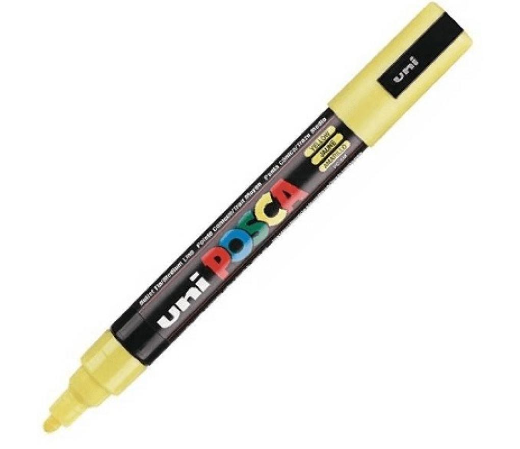 Paint marker Uni Posca 2,5 mm geel - Per stuk