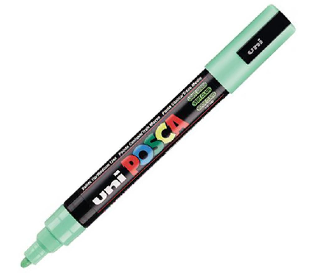 Paint marker Uni Posca 2,5 mm lichtgroen - Per stuk