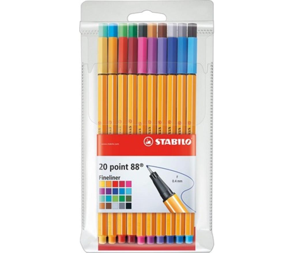 Viltstift Stabilopoint 88 set/20 - Per pak
