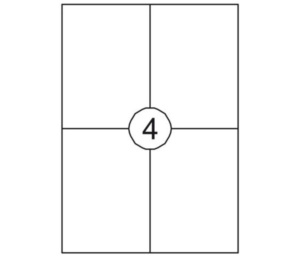 Etiket LCI 105 x 148,5 mm wit doos/400 st - Per pak
