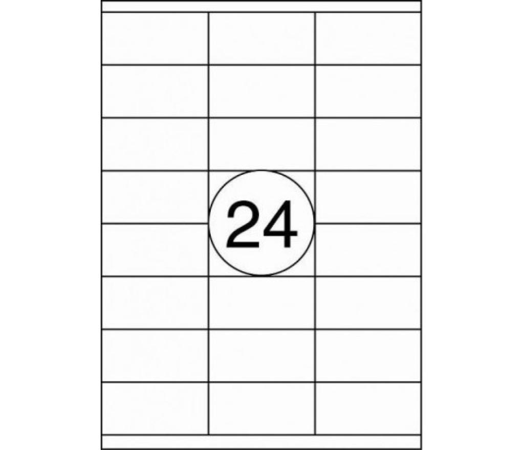 Etiket LCI 70 x 35 mm wit doos/2400 st - Per pak