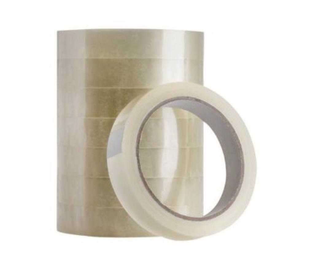 Kleefband 19 mm x 66 m PP - Per stuk
