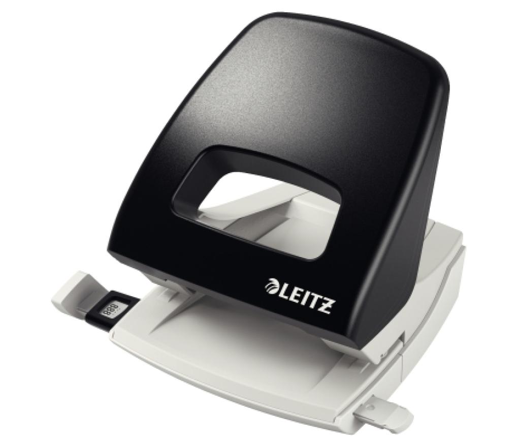 Perforator Leitz 5005 zwart 25 vel met aanleg - Per stuk