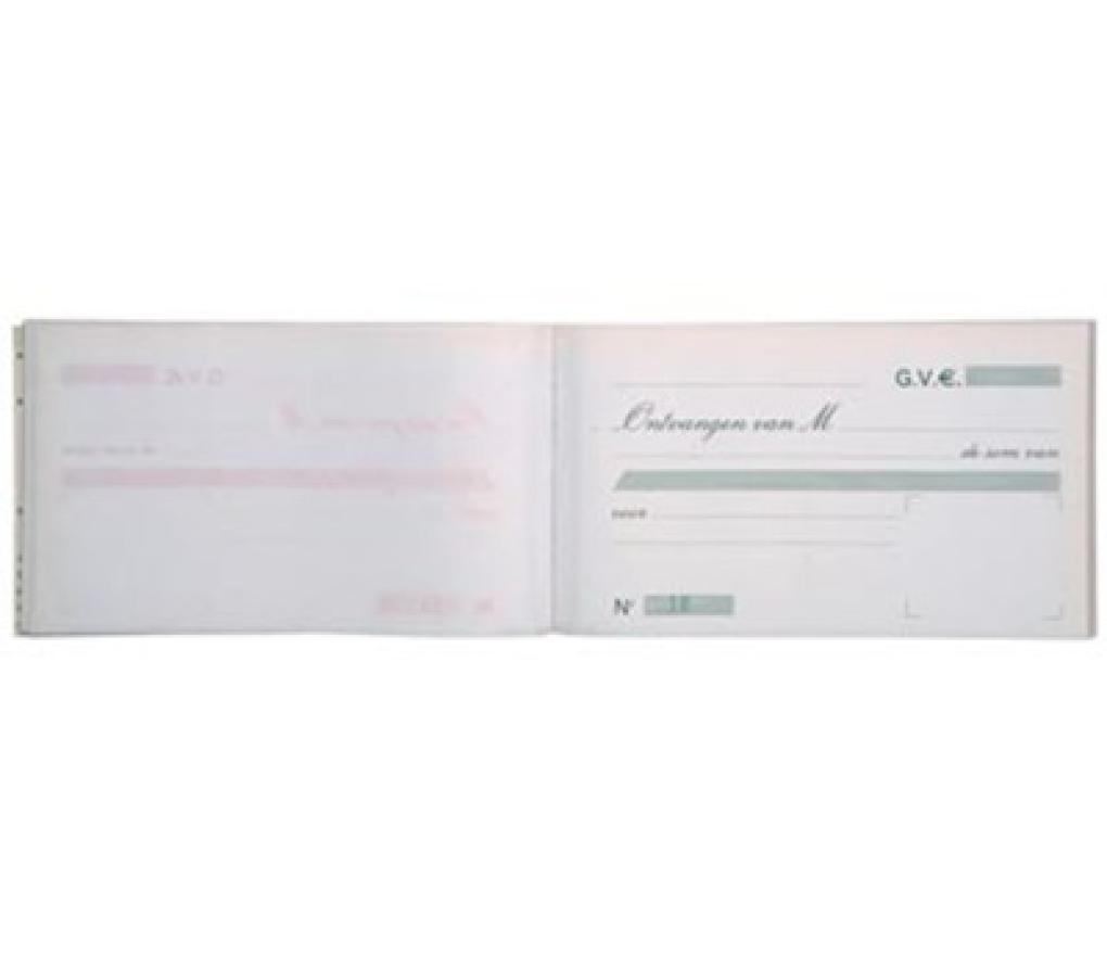 Bedrijfsformulieren ontvangstenboek Exacompta 33170 105 x 180 mm dupli - Per stuk