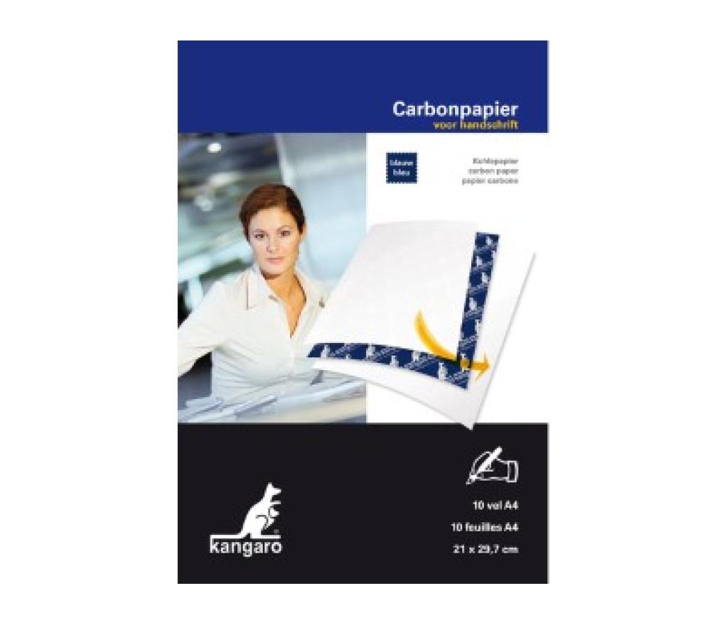 Carbon handschrift blauw set/10 bladen - Per pak