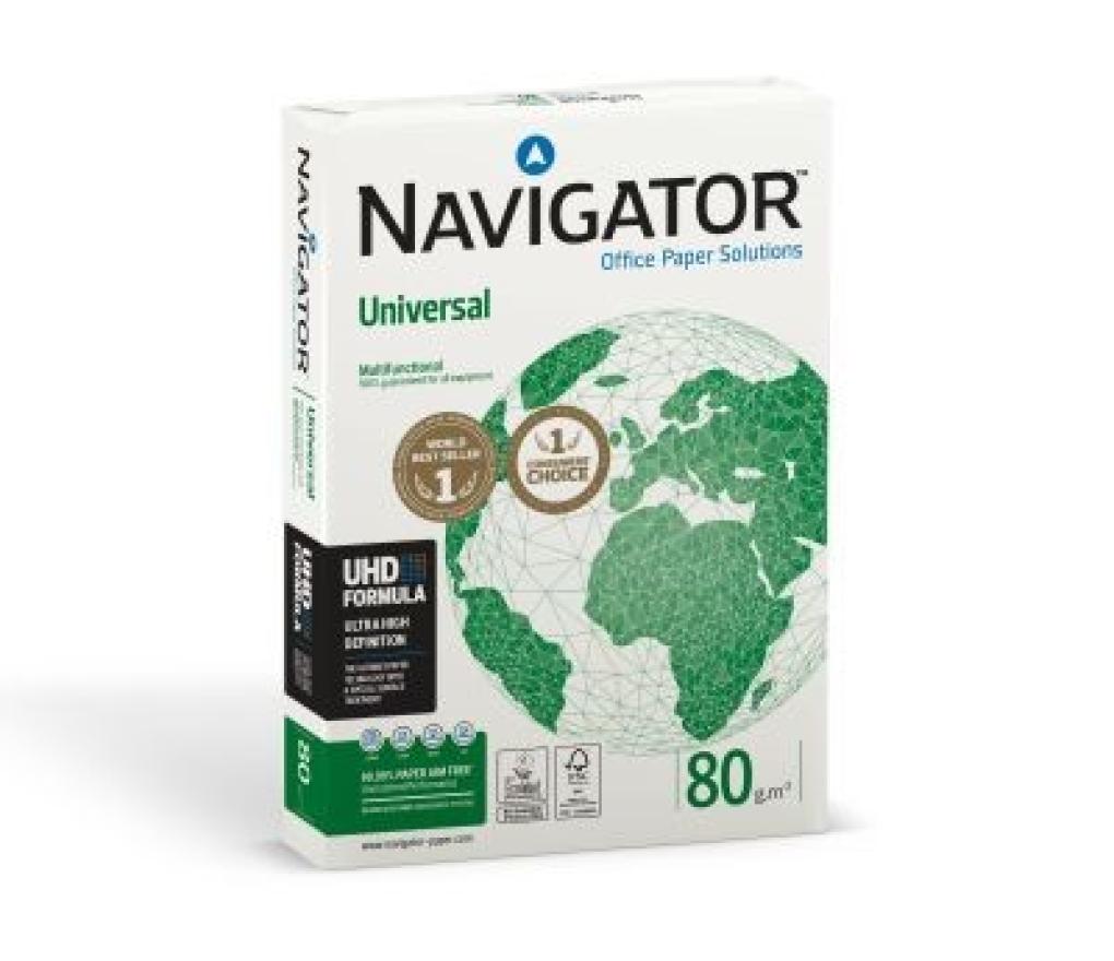 Kopieerpapier A4 80 g Navigator extra wit riem/500 - riem