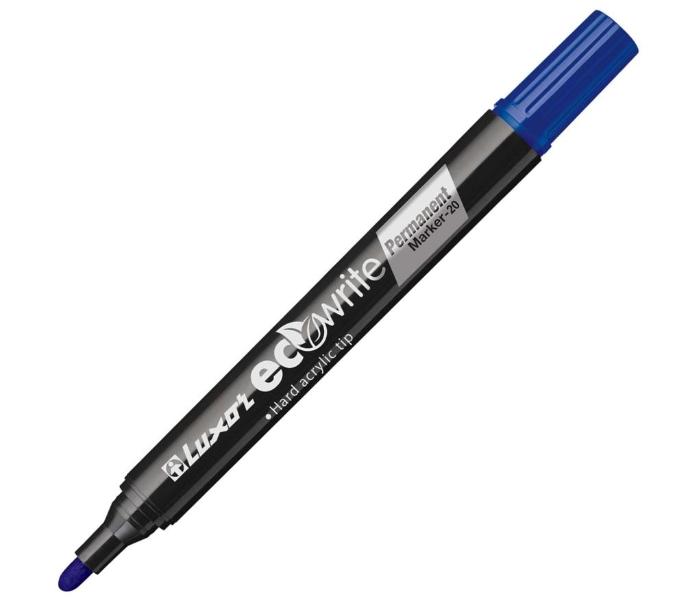 Alcoholstift economy 70 Ecowrite ronde punt 1,5 mm blauw - Per stuk