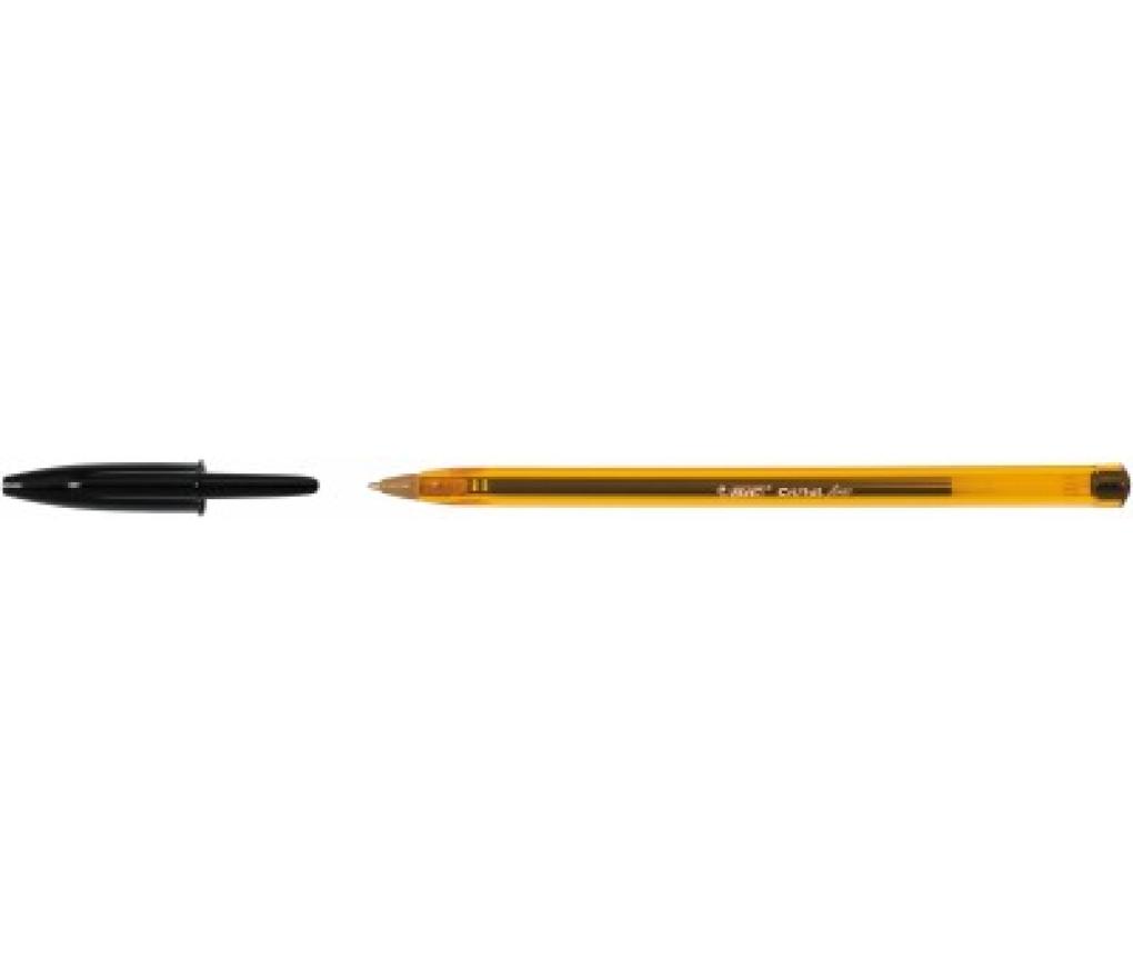 Kogelpen Bic Cristal fijn zwart - Per stuk