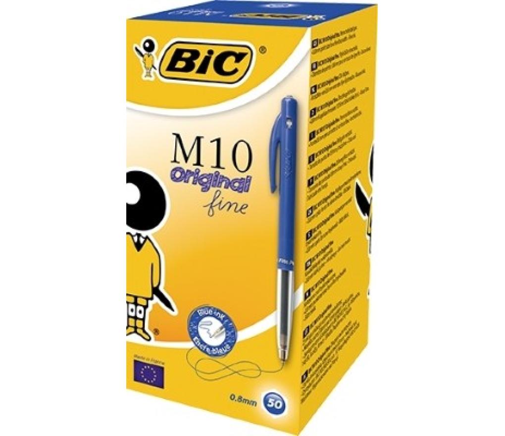 Kogelpen Bic M10 fijn blauw - Per stuk
