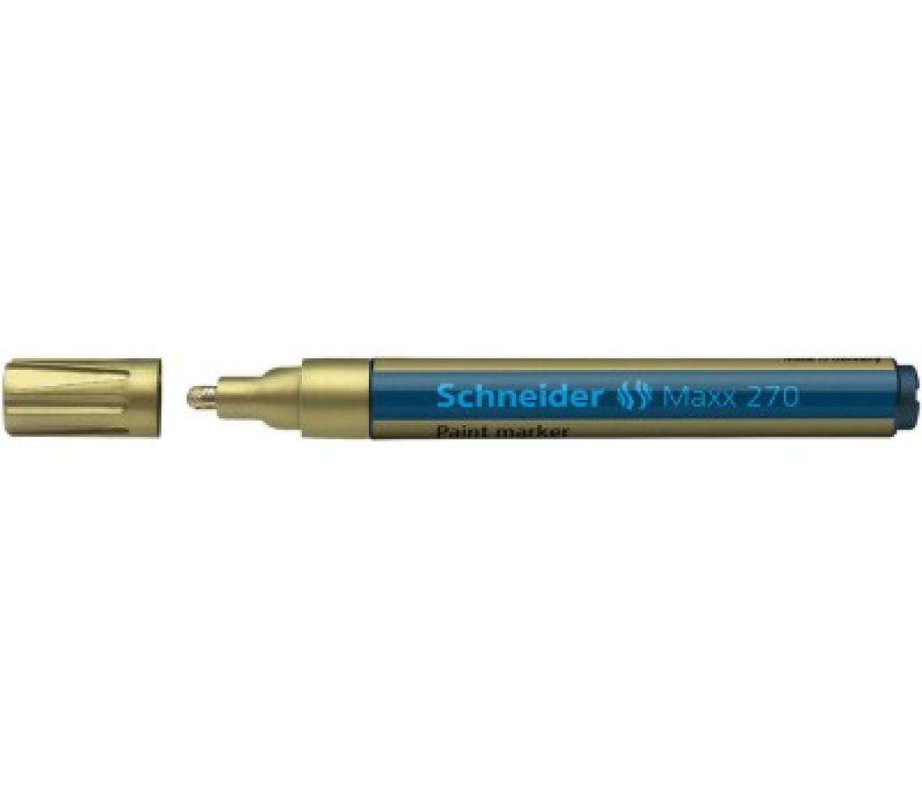 Paint marker Schneider 270 1-3 mm goud - Per stuk