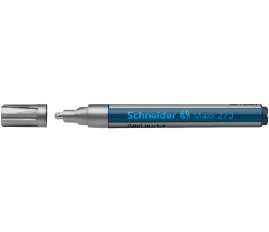 Paint marker Schneider 270 1-3 mm zilver - Per stuk
