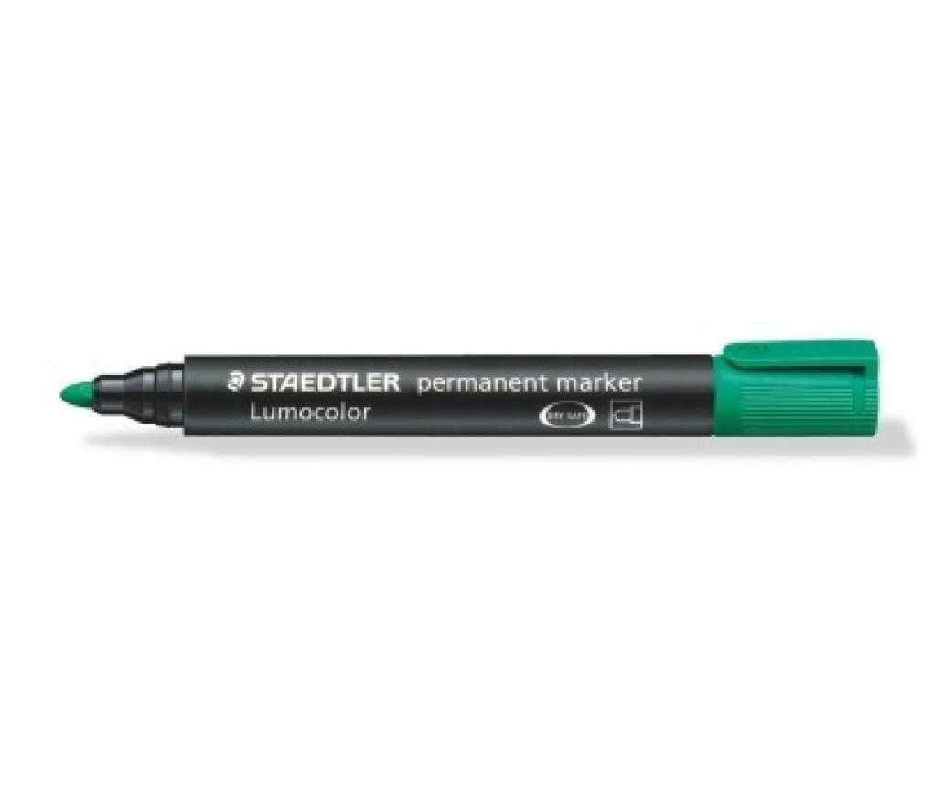 Permanent marker Staedtler 352 - 5 ronde punt 2 mm groen - Per stuk