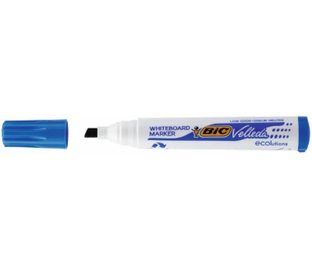 Whiteboardstift Bic Velleda 1751 blauw - Per stuk