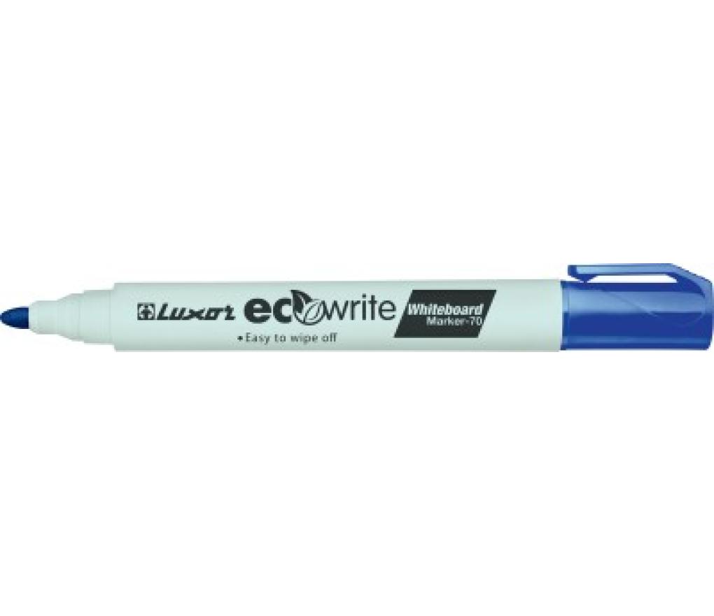 Whiteboardstift economy blauw ronde punt - Per stuk