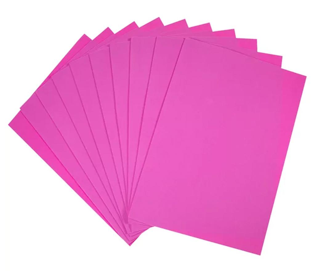 Neopreen 210 x 297 donkerroze vel/10 - Per pak