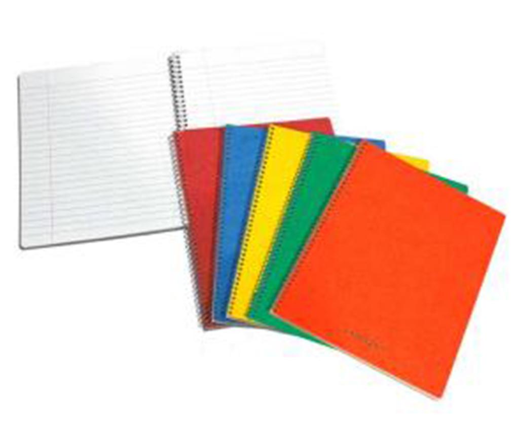 Spiraalschrift A5 160 x 210 mm commercieel geruit 4 x 8 mm + marge 60 blad - Per stuk